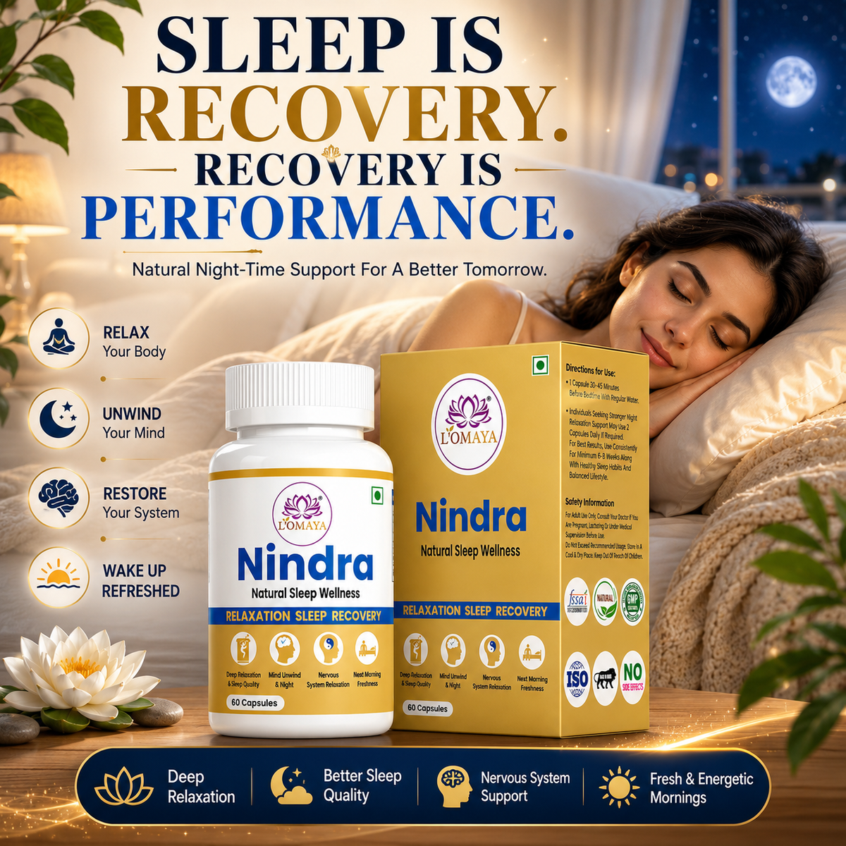 NOURISH YOUR NIGHT. ELEVATE YOUR DAY.