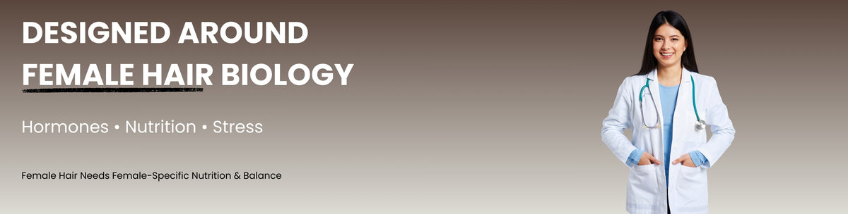 Female Hair Biology Needs Female Nutrition