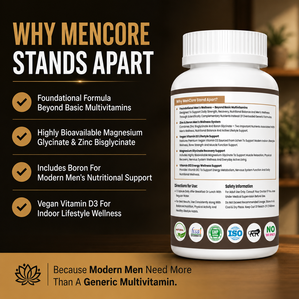 MenCore - DAILY MALE FOUNDATION