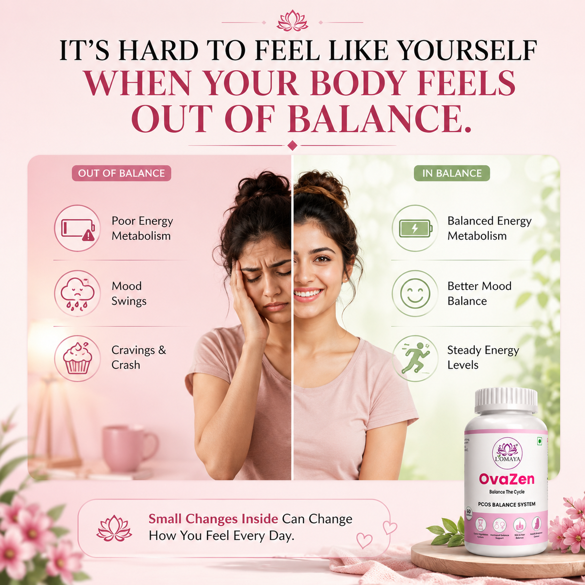 Hormonal Balance Starts Within.