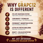 GrapC12 - Grape Seed & Vitamin B12 Supplement for Energy
