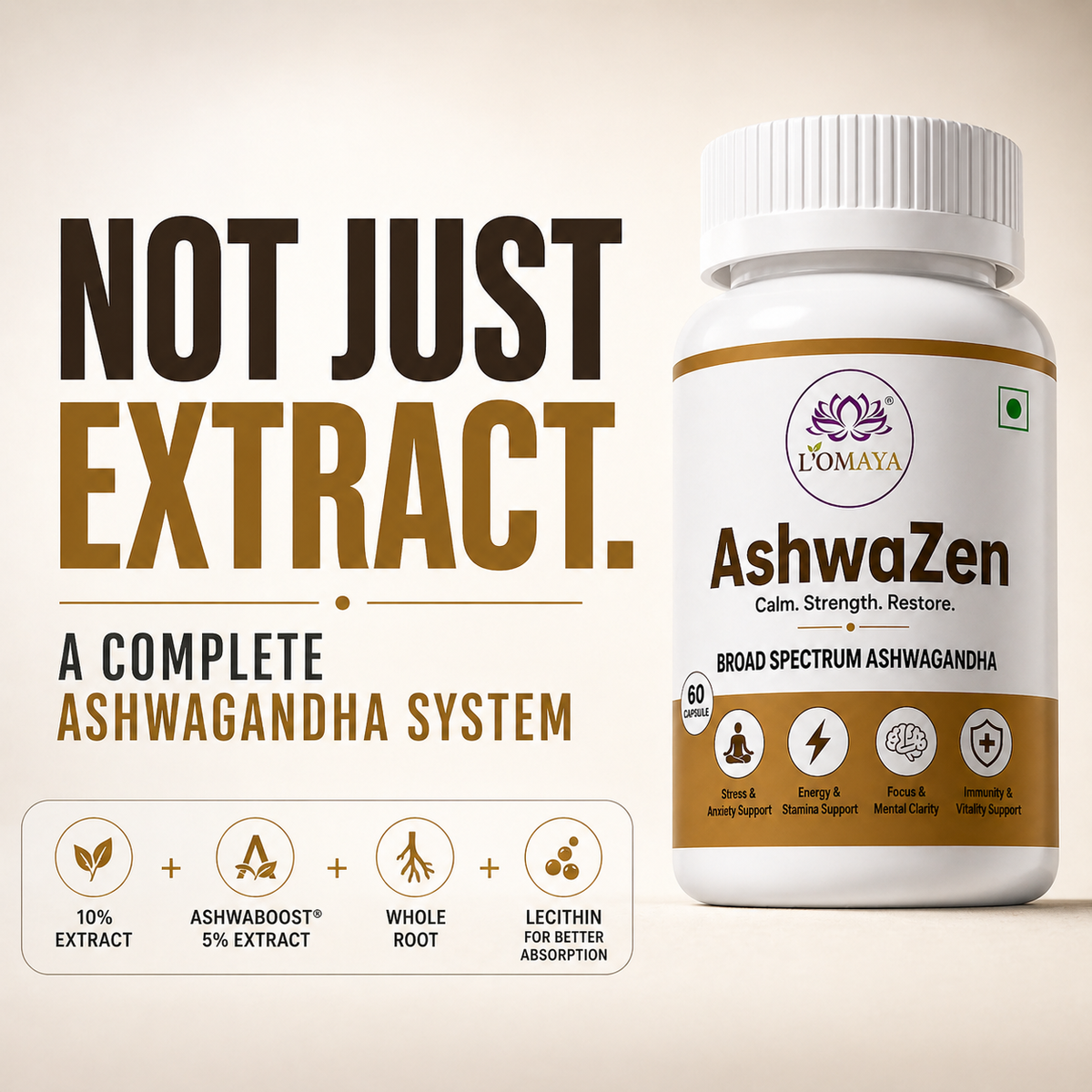 ASHWAZEN – Broad Spectrum Ashwagandha
