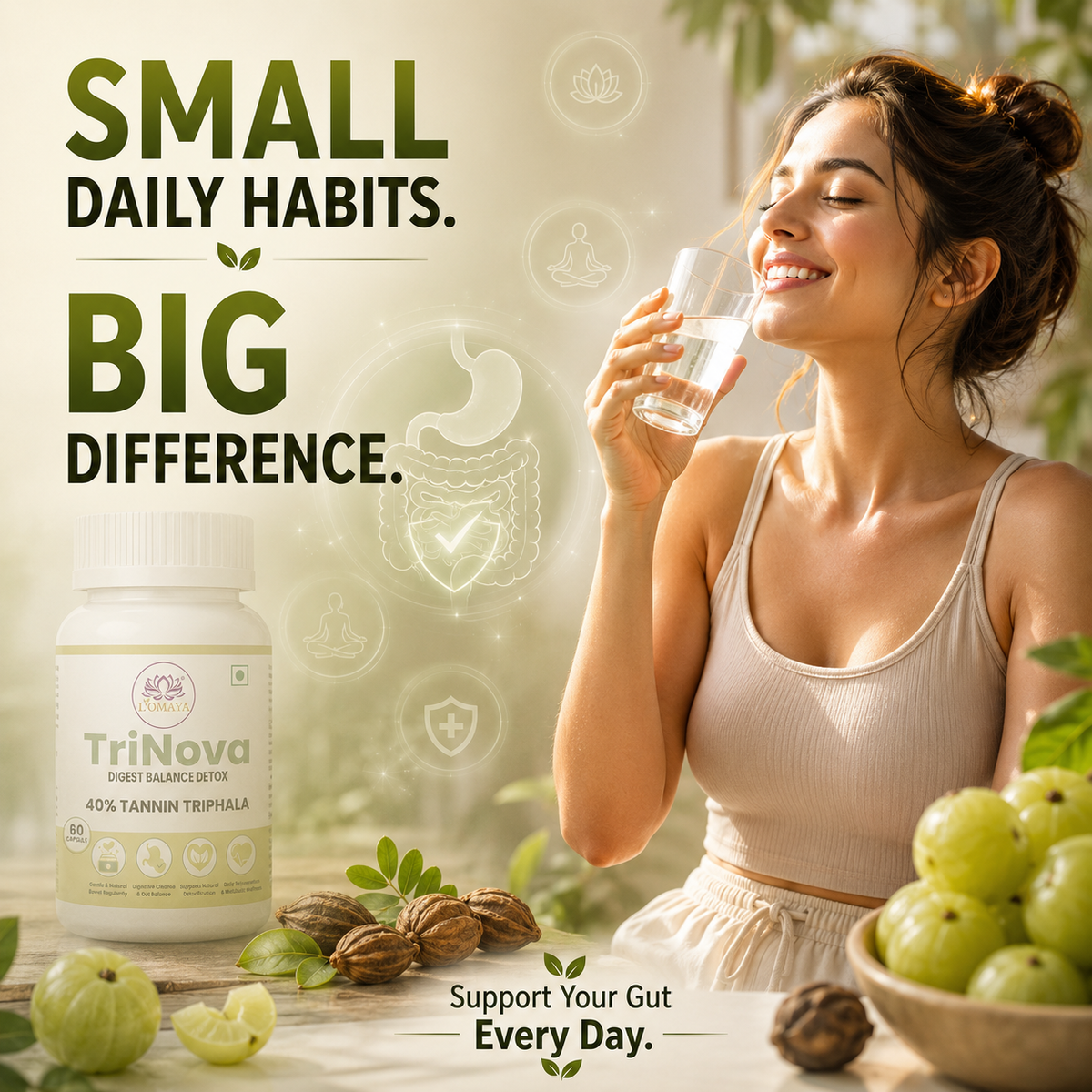 DAILY WELLNESS STARTS WITH CONSISTENCY.