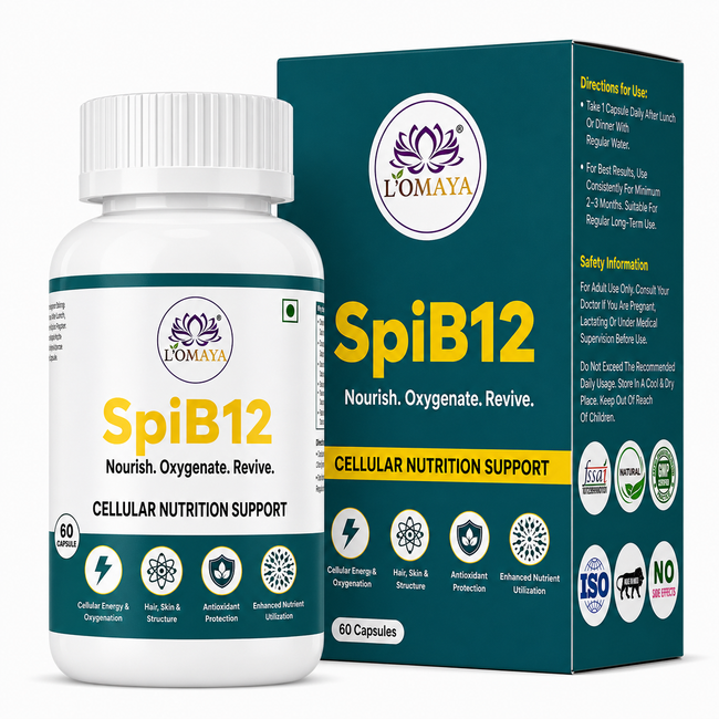 SpiB12 - Vitamin B12 Supplement for Energy