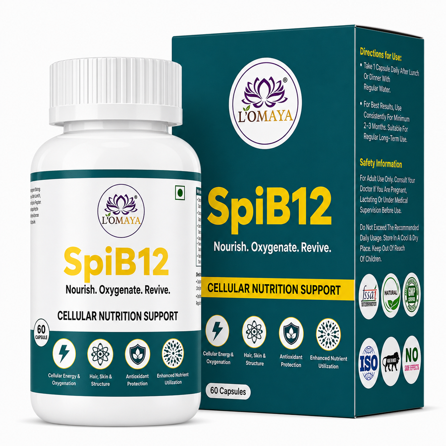 SpiB12 - Vitamin B12 Supplement for Energy