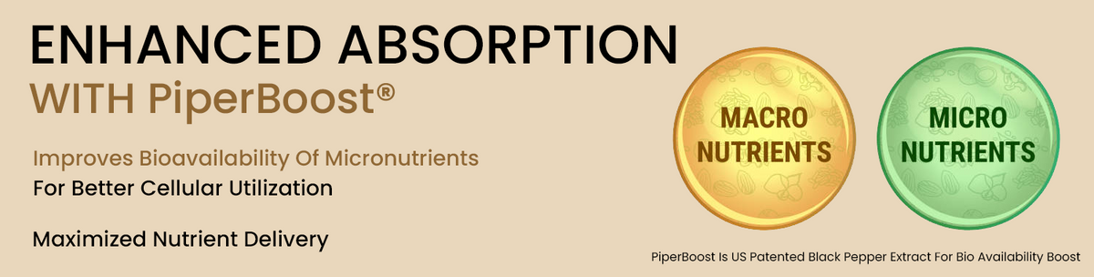 Enhanced Nutrient Absorption With PiperBoost®