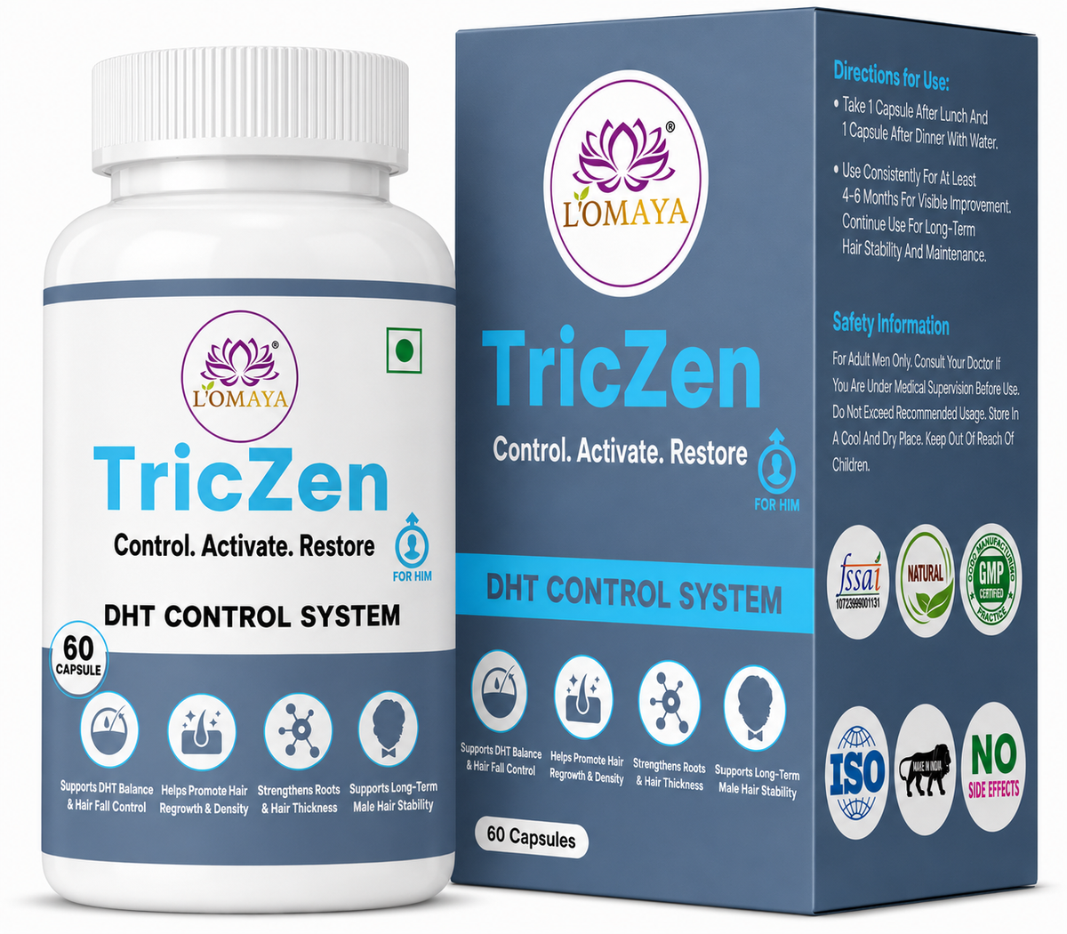 TricZen – Advanced Male Hair Regrowth Supplement