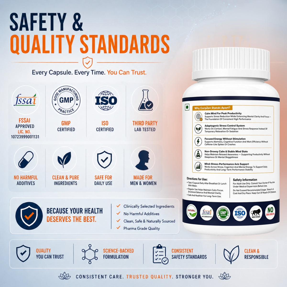CORPZEN – Natural Calm & Clear Mind Support Supplement