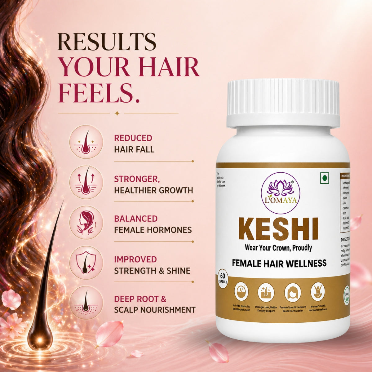 Keshi - Formulated For Female Hair Biology